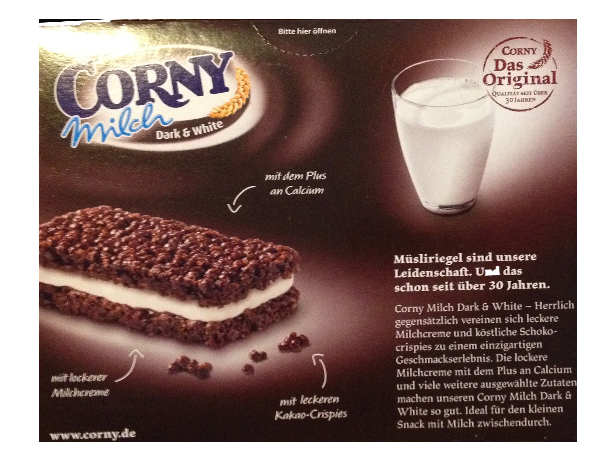 Testberichte - Corny Milch Dark and White – kjero.com