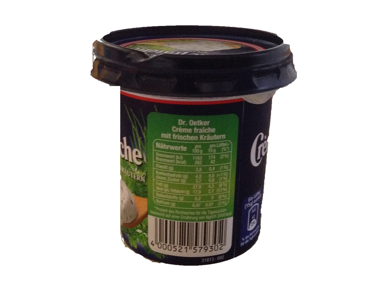Dr. Oetker Crème Fraîche mit frischen Kräutern – kjero.com