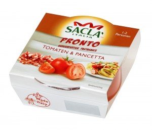 SACLÀ PRONTO Tomate und Pancetta