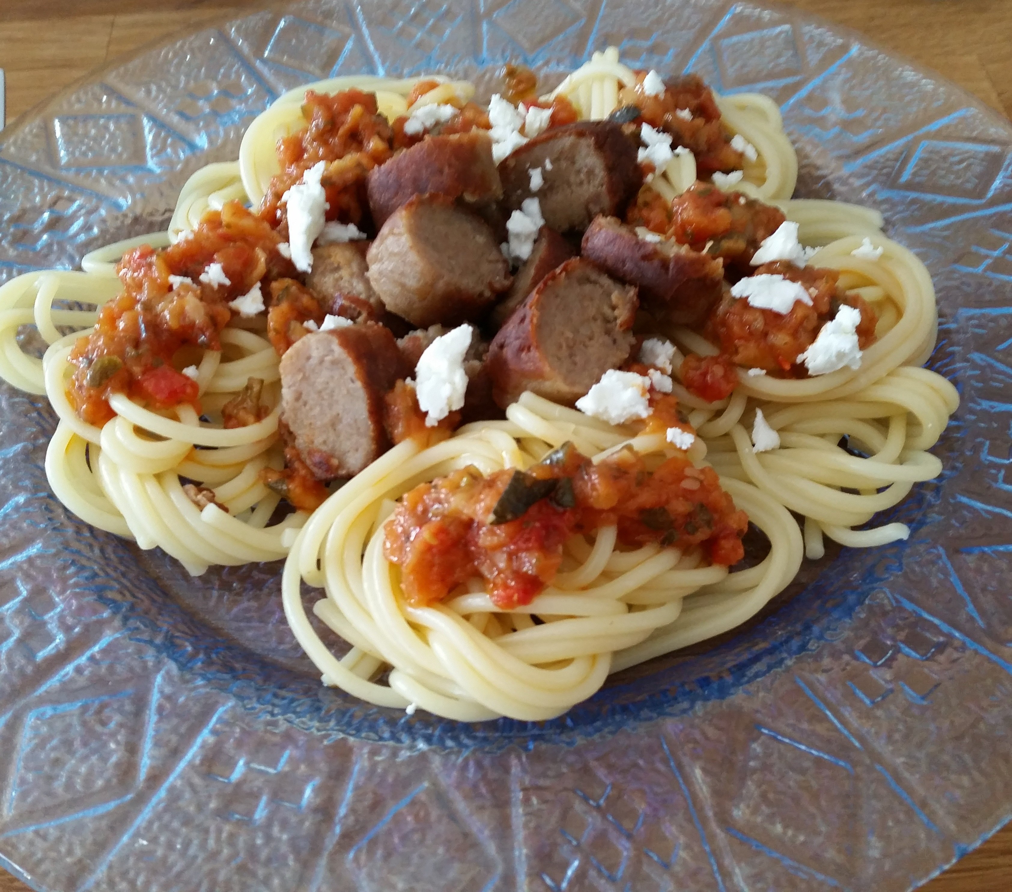 Spaghetti mit mediterranem Gemüse – Barilla Pesto Rustico Test - kjero.com